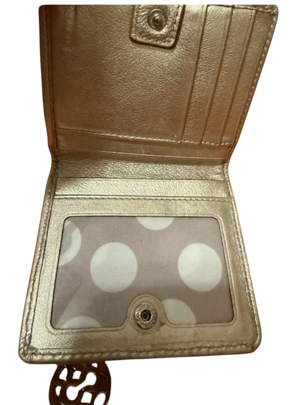 Coach Poppy Hearts Zip-Around Wallet - Picture 12 of 12